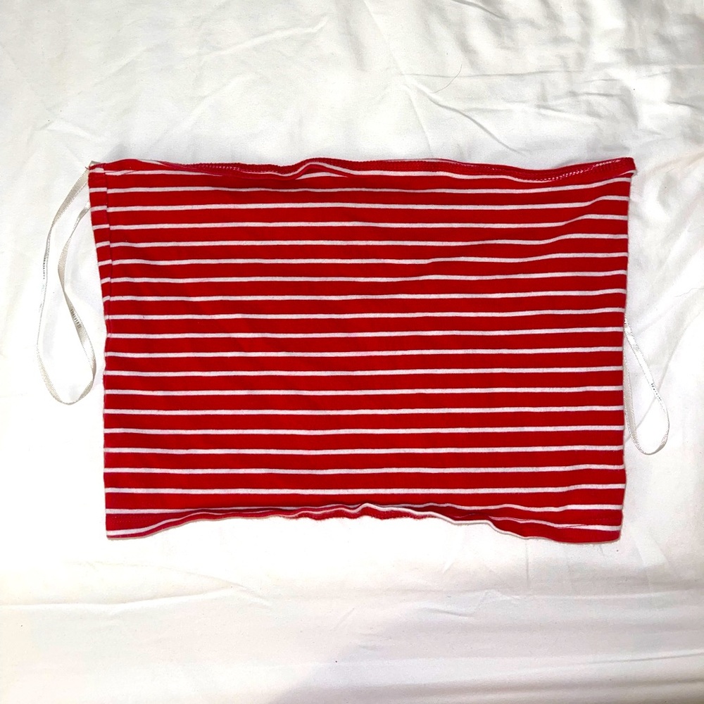 Red & White Women’s Tube Top